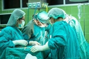 Image of doctors performing a surgery