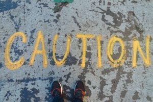 Caution sign