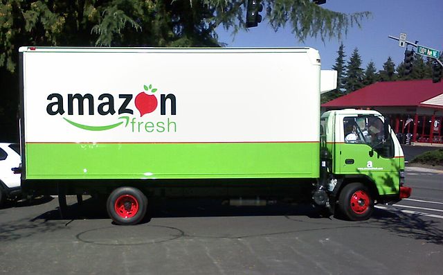 Amazon Fresh truck